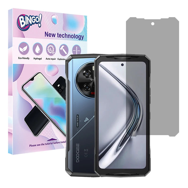 محافظ صفحه نمایش حریم شخصی بینگو مدل Tough مناسب برای گوشی موبایل دوجی V40 Pro