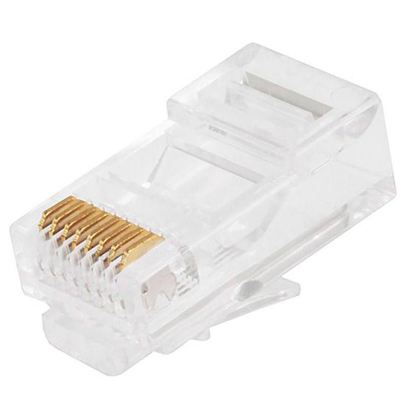 کانکتور Cat6 ای ام پی مدل TF بسته 100 عددی 3