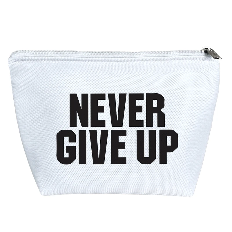 کیف لوازم آرایش دخترانه خندالو مدل Never Give Up کد 6417