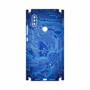 MAHOOT Blue Printed Circuit Board-FullSkin Cover Sticker for Xiaomi Mi 8 SE