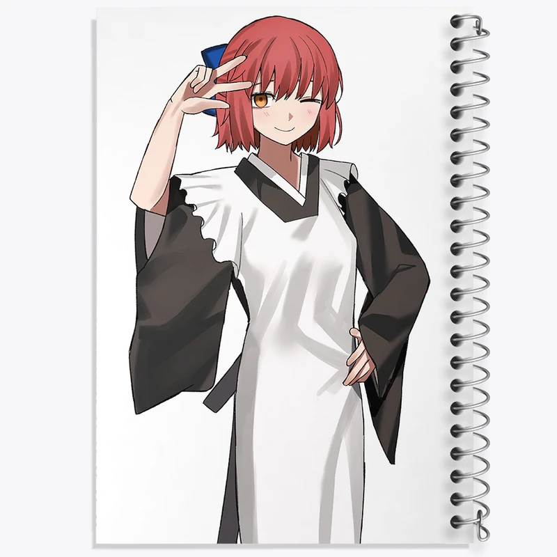 دفتر شطرنجی 50 برگ خندالو مدل بازی تسوکی هیمه‌ (Tsukihime) کد 34505