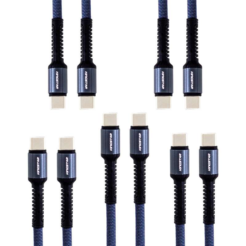 کابل USB-C کینگ استار مدل K39 PD طول 1 متر بسته 5 عددی