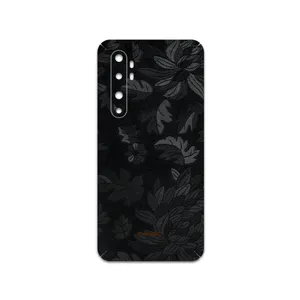 MAHOOT Black-Wildflower Cover Sticker for Xiaomi Mi Note 10 Lite