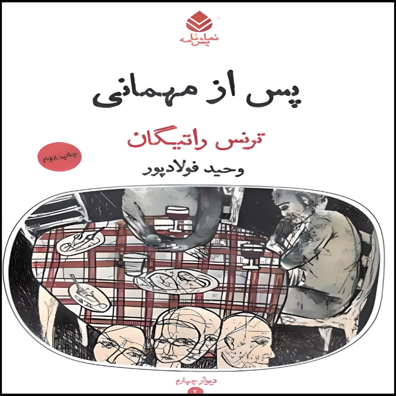 کتاب  پس از مهمانی اثر  ترنس راتیگان نشر قطره