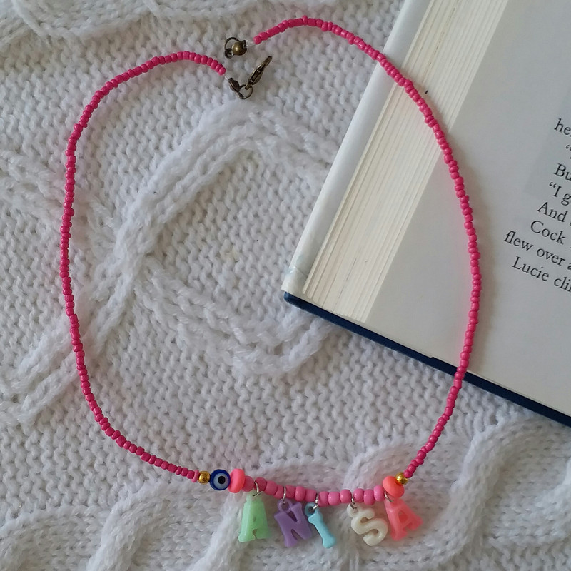 گردنبند دخترانه مدل تابستانی آنیسا کد G227