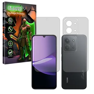 Guard Tough model matte screen protector suitable for Xiaomi Redmi 15C 5G mobile phone along with the back protector