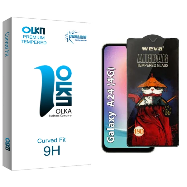 محافظ صفحه نمایش کولینگ مدل Olka Airbag مناسب برای گوشی موبایل سامسونگ Galaxy A24 4G