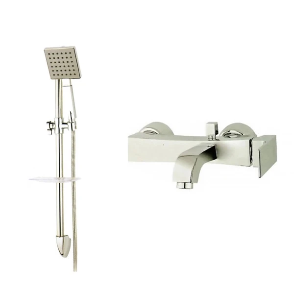 شیر حمام زاداک مدل آگرین به همراه علم دوش