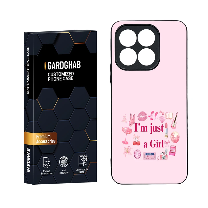 کاور گارد قاب مدل دور ژله ای دخترانه مناسب برای گوشی موبایل آنر Honor X6b 4G