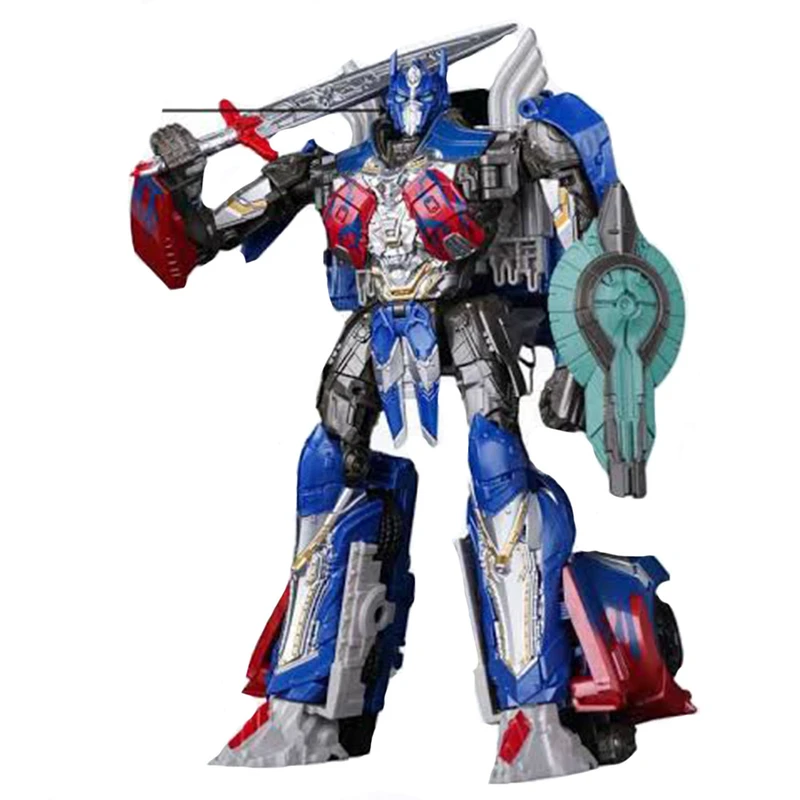اکشن فیگور طرح تبدیل شوندگان مدل آپتیموس پرایم سری The Last Knight Premier Edition Voyager ارتفاع 22 سانتی‌متر