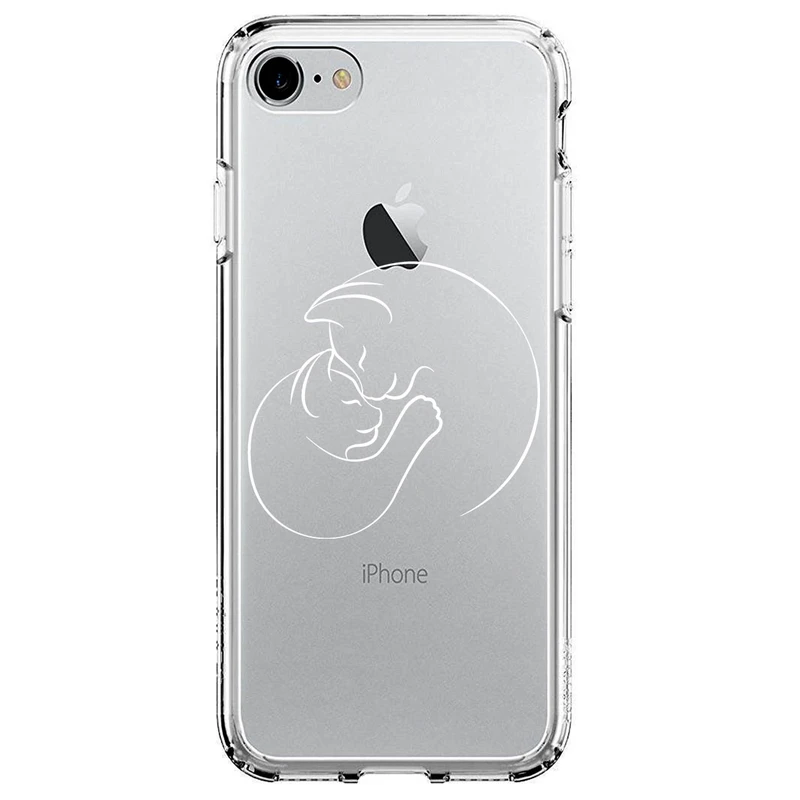 کاور مگافون طرح گربه مدل C61-W مناسب برای گوشی موبایل اپل iPhone 8