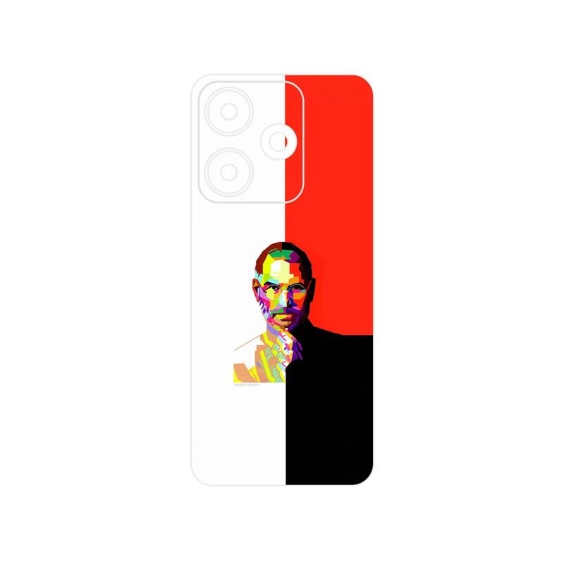 برچسب پوششی ماهوت مدل Collage of Steve Jobs 1 مناسب برای گوشی موبایل شیائومی Redmi 13x