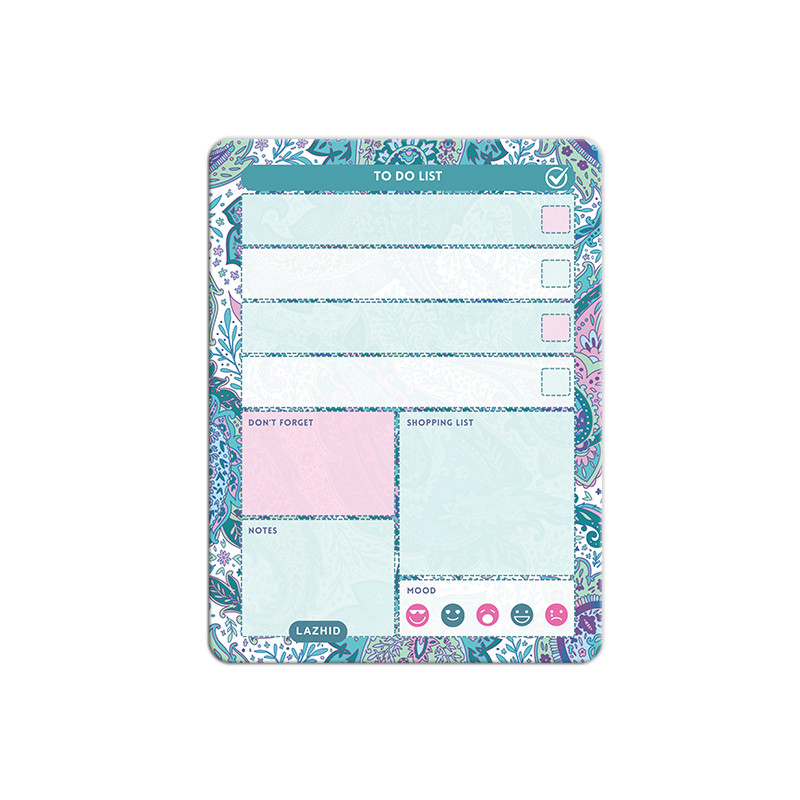 تخته وایت برد لاژید مدل برنامه ریزی سایز 14x18 سانتی متر