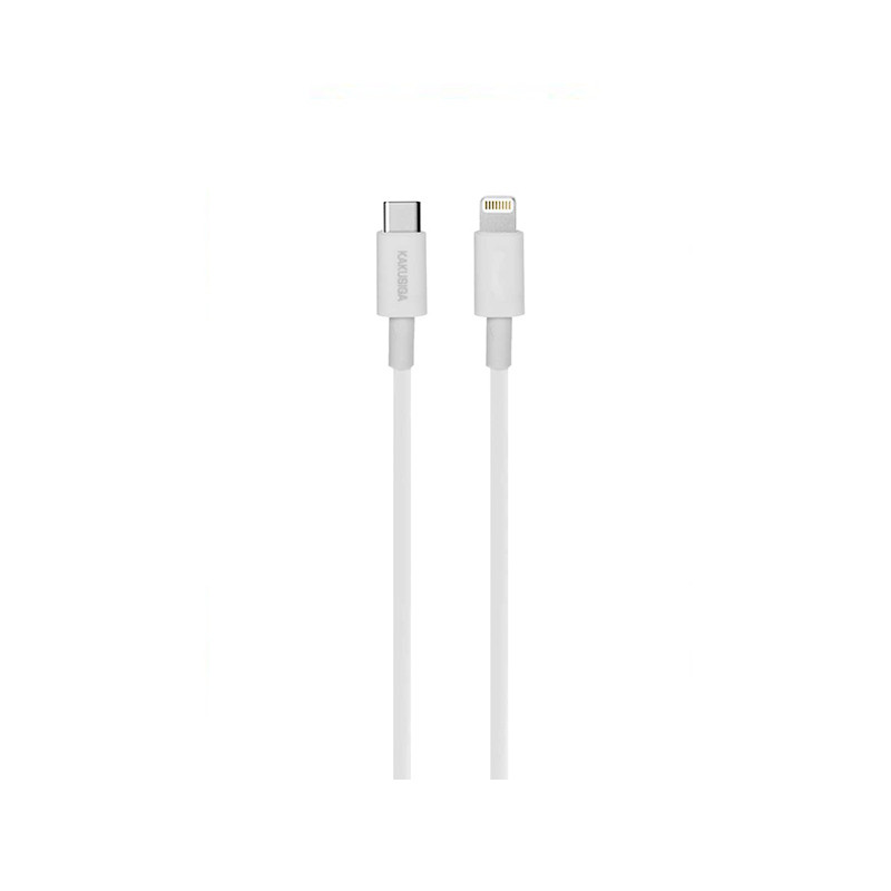 کابل تبدیل usb-C به لایتنینگ کاکوسیگا مدل KSC-653 طول 0.25 متر