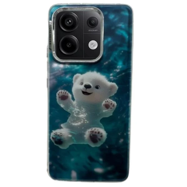 کاور کد 12 طرح خرس مناسب برای گوشی موبایل شیائومی Redmi Note 13 pro 4g