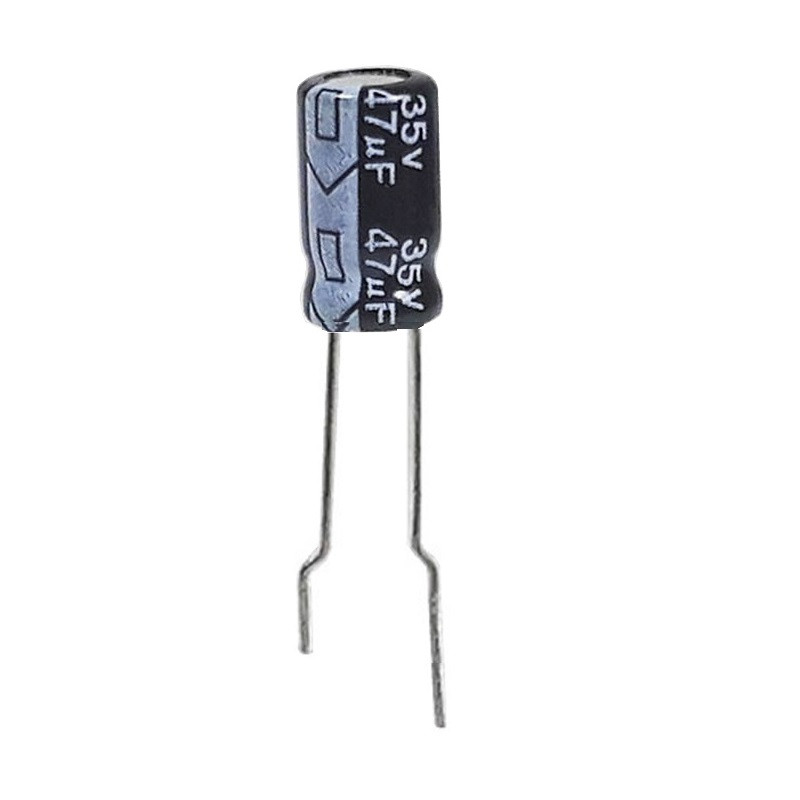 خازن الکترولیت 47 میکروفاراد مدل 35V کد 312 بسته 4 عددی