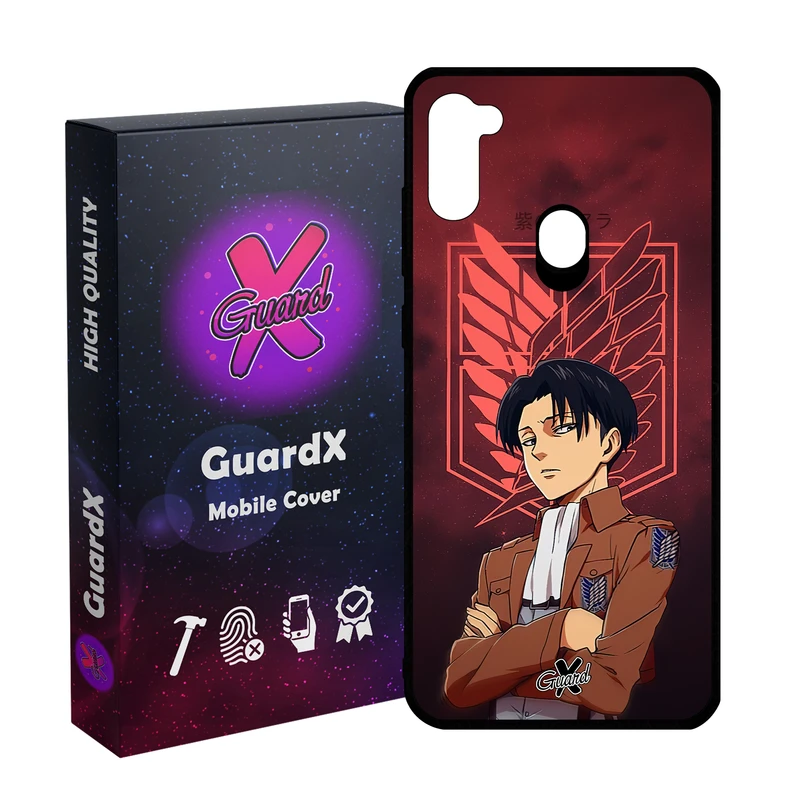 کاور گارد ایکس طرح Levi Anime مدل Glass10478 مناسب برای گوشی موبایل سامسونگ Galaxy A11/M11