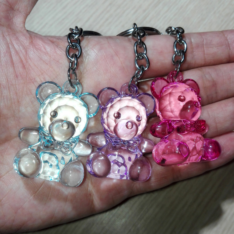 جاکلیدی دخترانه مدل خرس کریستالی جاکلیدی دخترانه مدل خرس کریستالی