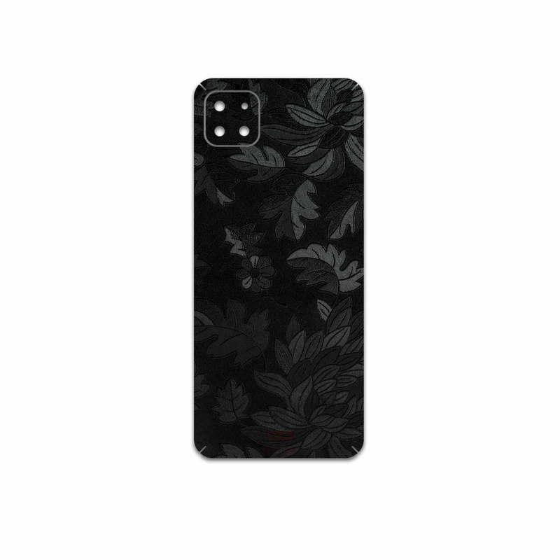 برچسب پوششی ماهوت مدل Black-Wildflower مناسب برای گوشی موبایل سامسونگ Galaxy A22 5G