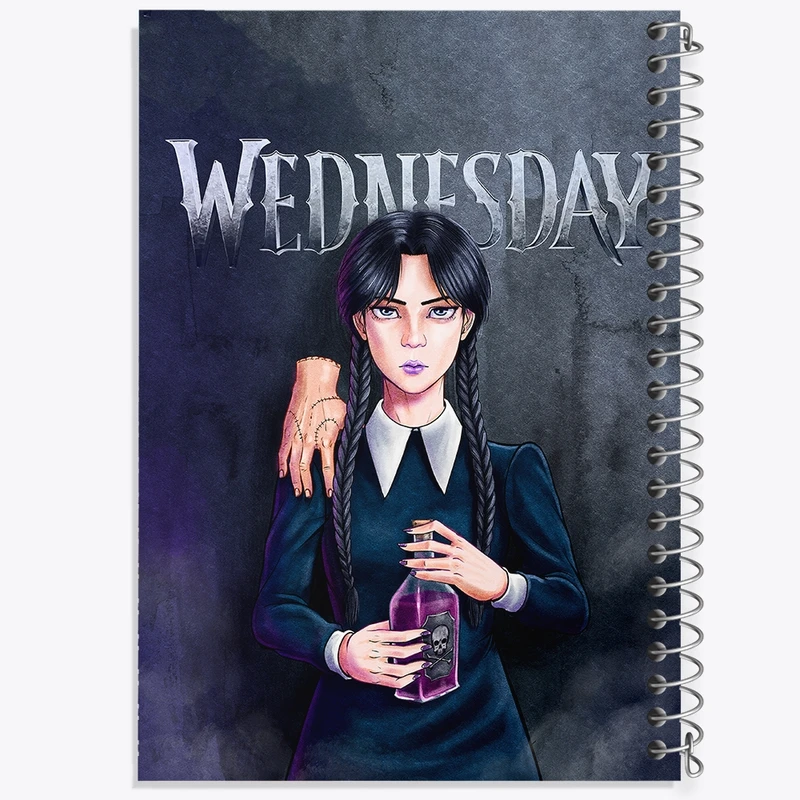 دفتر نقاشی 50 برگ خندالو طرح ونزدی (Wednesday) کد F2454