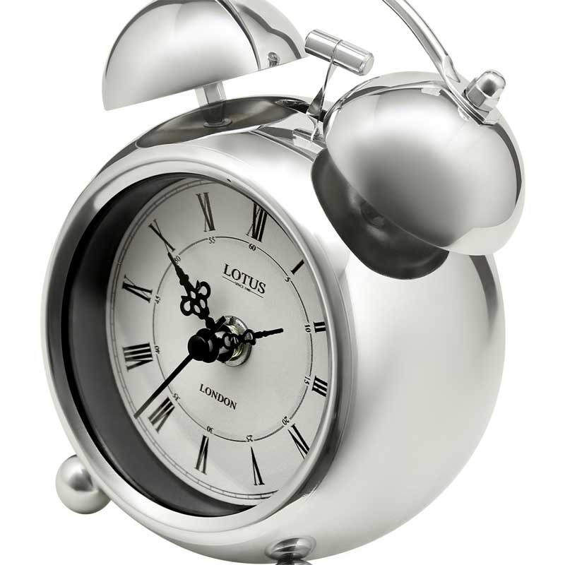 ساعت رومیزی لوتوس مدل BS-800-SILVER