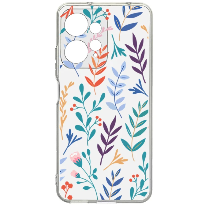 کاور طرح Tiny Leaves  مناسب برای گوشی موبایل شیائومی Redmi Note 12 4G