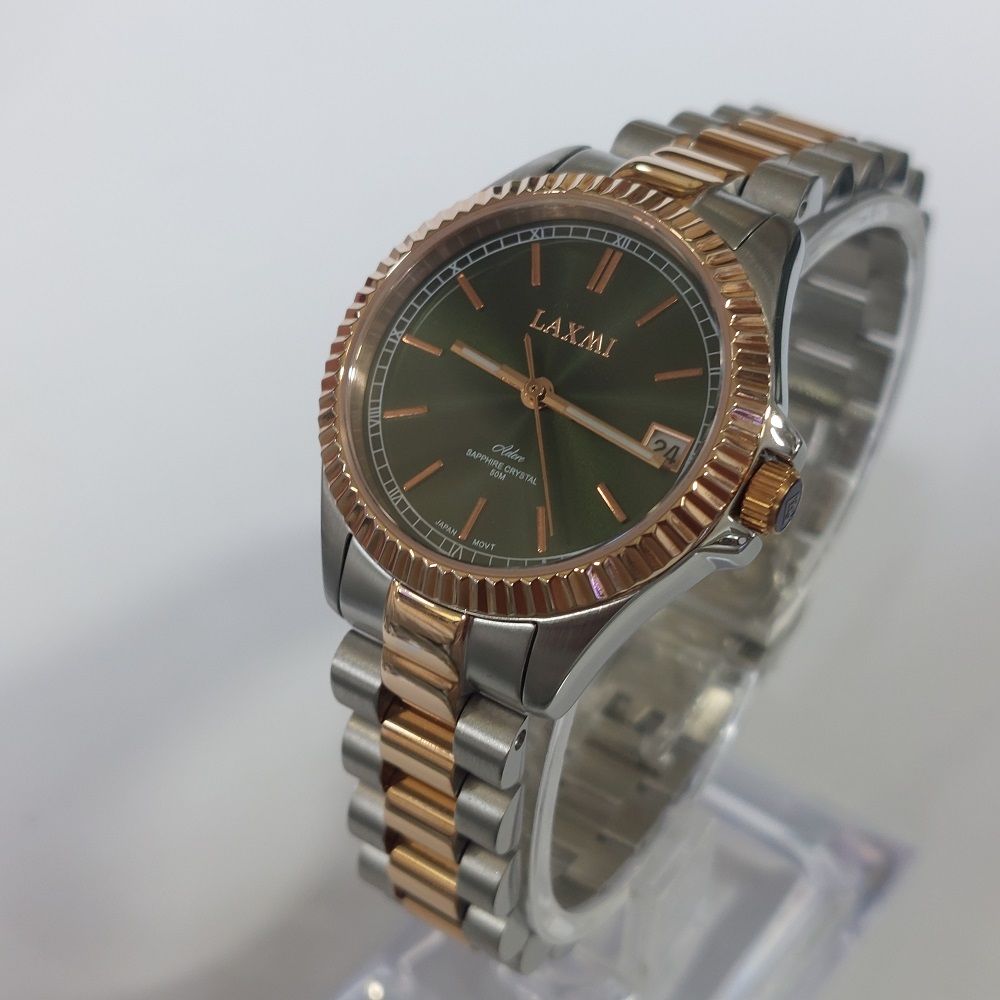 ست ساعت مچی عقربه ای زنانه و مردانه لاکسمی مدل L-8506-22 -  - 5