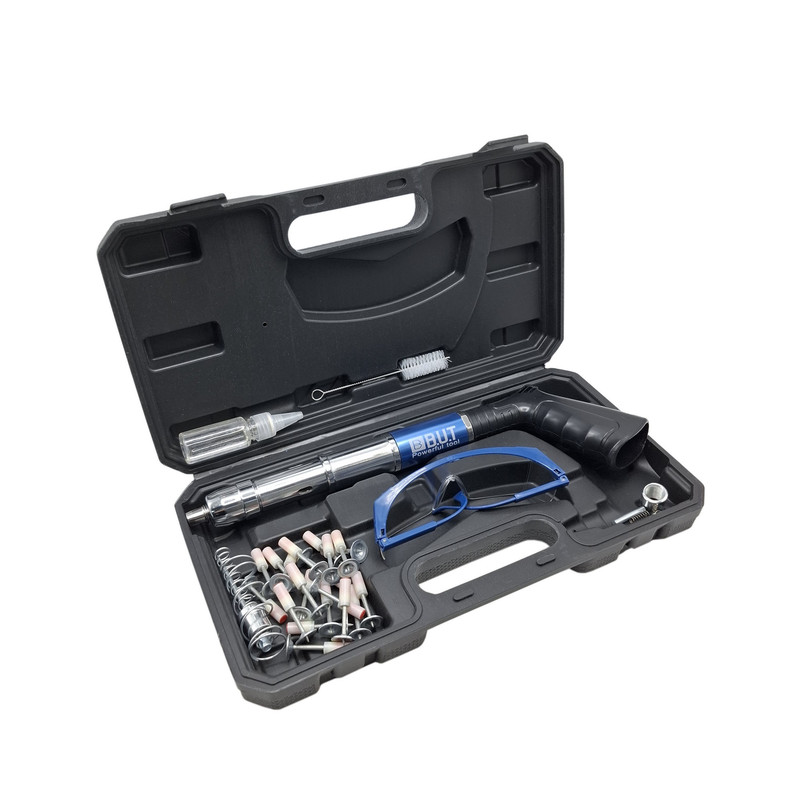 میخ کوب صنعتی بی یو تی مدل Powerful tool سایز 20- 50 میلی متر به همراه 20 عدد میخ چاشنی مجموعه 30 عددی