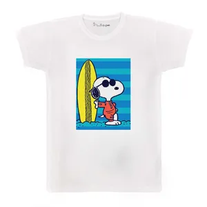 تی شرت بچگانه پرمانه طرح اسنوپی کد pmt.3637