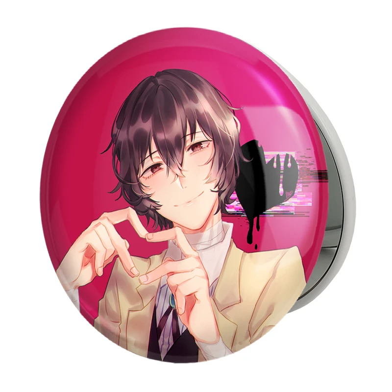 آینه جیبی خندالو طرح دازای سان انیمه سگ های ولگرد بانگو مدل تاشو کد 15644 