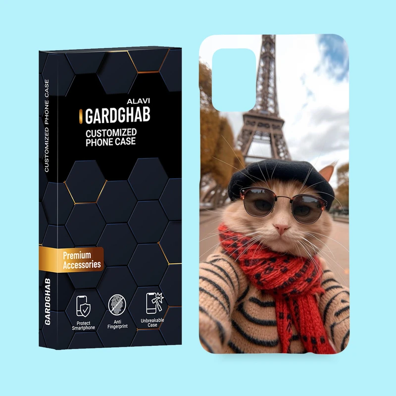 کاور گارد قاب علوی مدل هنری مناسب برای گوشی موبایل سامسونگ Galaxy A51