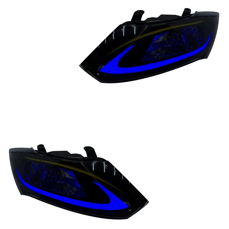 چراغ جلو خودرو گروه پژوهش صنعت مدرن مدل Lexus-Blu مناسب برای ساینا و کوئیک بسته دو عددی