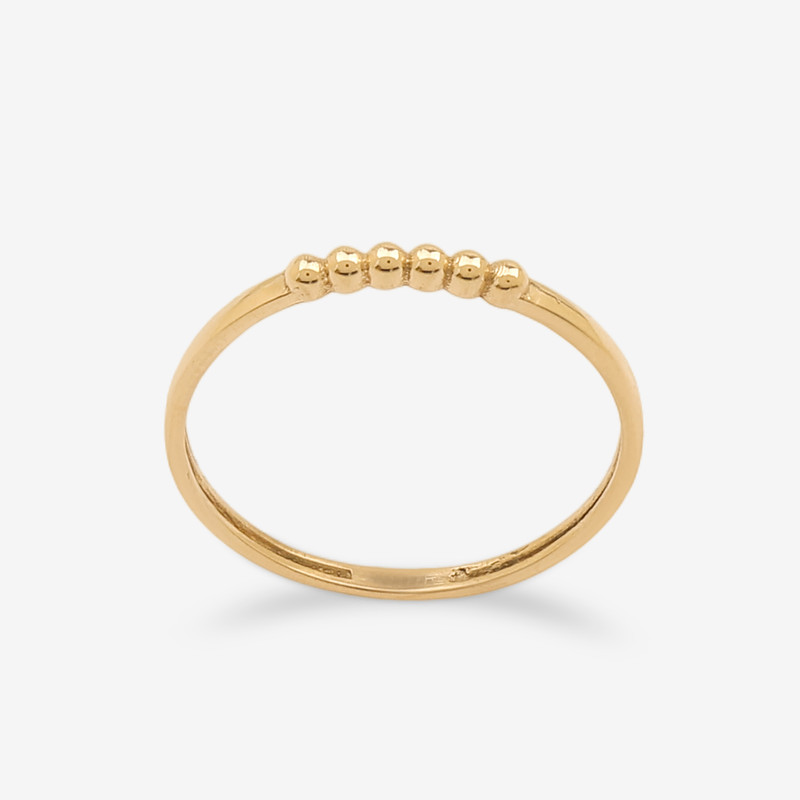 انگشتر طلا 18 عیار زنانه حافا گلد مدل R409