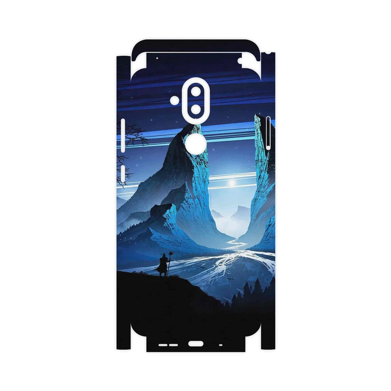 برچسب پوششی ماهوت مدل Blue Mountains Digital Art-FullSkin مناسب برای گوشی موبایل نوکیا 8.1