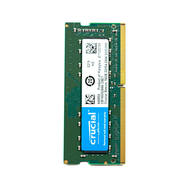 رم لپ تاپ DDR4 تک کاناله 2666 مگاهرتز کروشیال مدل CB16GS2666 ظرفیت 16 گیگابایت