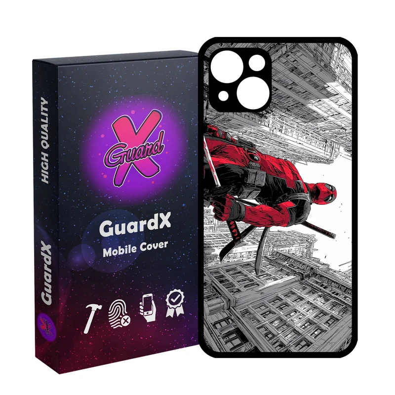 کاور گارد ایکس طرح Deadpool مدل 11081 مناسب برای گوشی موبایل اپل iPhone 13