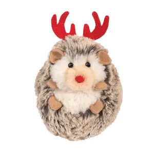 عروسک طرح جوجه تیغی مدل Douglas Spunky Hedgehog کد SZ11/769 ارتفاع 15 سانتی‌متر