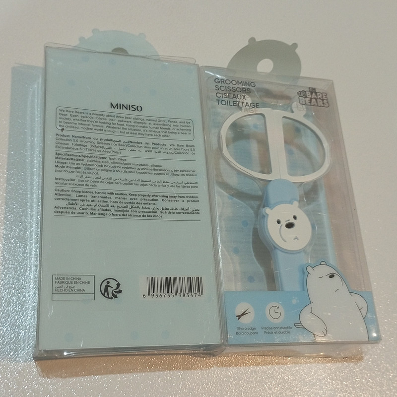 قیچی ابرو مینیسو مدل Ice bear