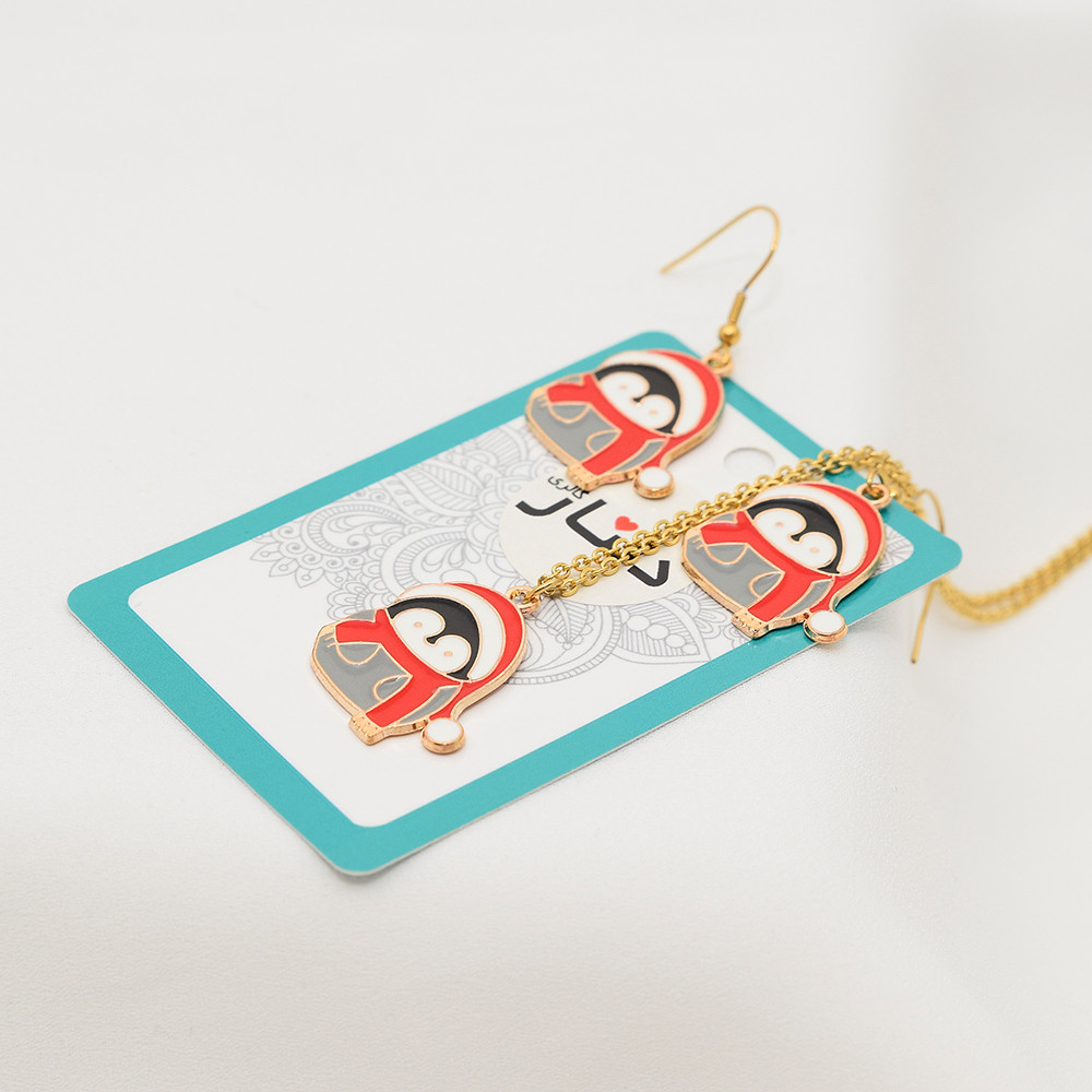 نیم ست دخترانه دلنار گالری مدل پنگوئن