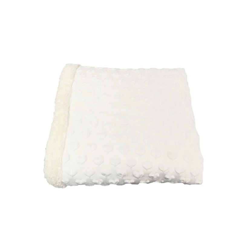 پتو دو لایه 1 نفره مدل  کریستال قلبی پشت تدی  سایز 220x160 سانتی‌متر