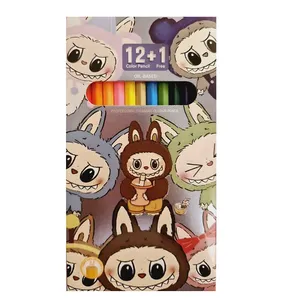 مداد رنگی 12 رنگ مدل لبوبو کد 001