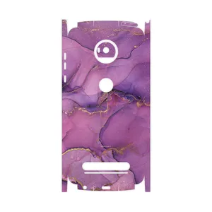 MAHOOT Purple Marble-FullSkin Cover Sticker for Motorola Moto Z2 Play