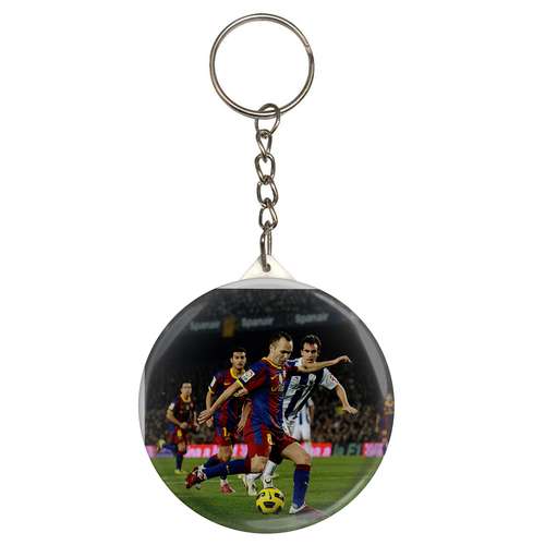 جاکلیدی طرح آندرس اینیستا با لباس بارسلونا مدل S3811 