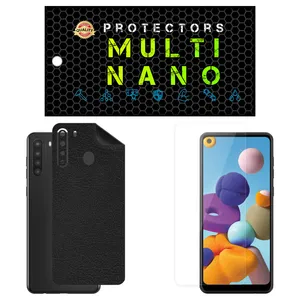 Multi Nano X-SFL Screen Protector For Samsung Galaxy A21 with back skin