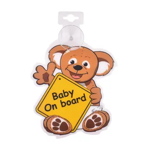 برچسب بدنه خودرو مدل بیبی آن بورد طرح خرس