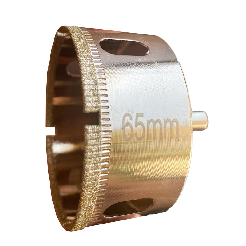 مته گردبر شیشه و سرامیک تیتان پرو مدل TP65 سایز 65 میلی متر مته گردبر شیشه و سرامیک تیتان پرو مدل TP65 سایز 65 میلی متر