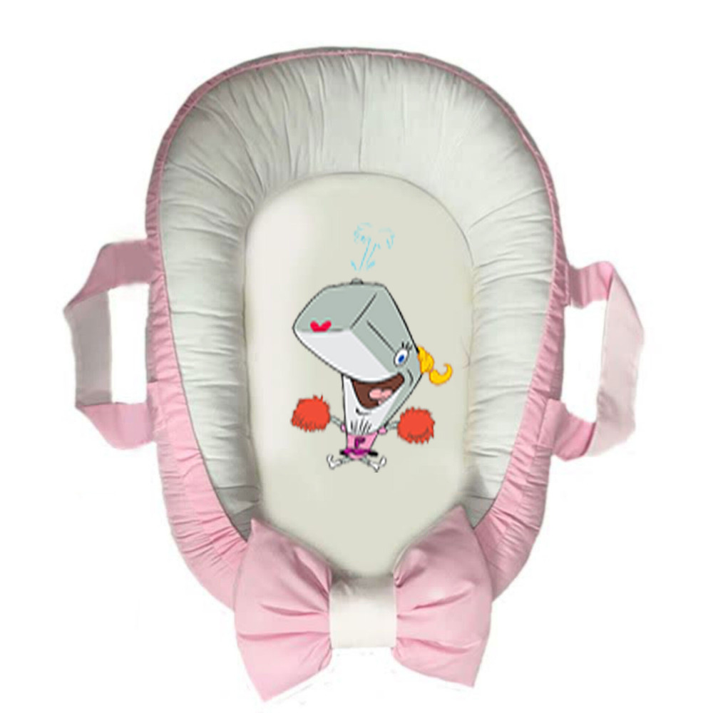 سرویس خواب سه تکه نوزاد ناریکو مدل گارد محافظ دار طرح بچه نهنگ کد 0662