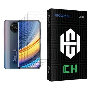 Ricomm CH Glass MIX003 Screen Protector For Xiaomi Poco X3 Pro Pack Of 3