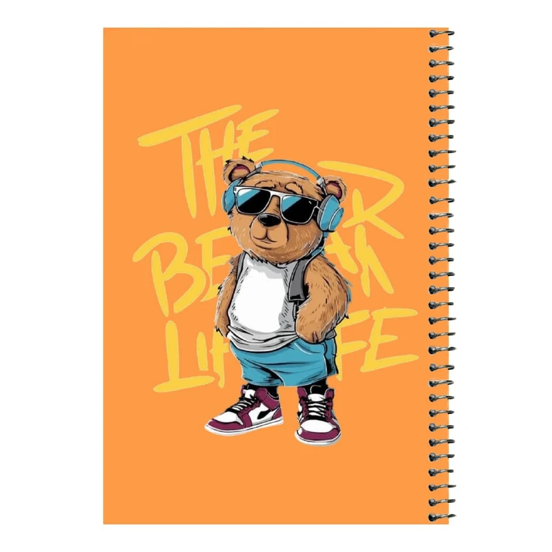 دفتر مشق 80 برگ اس جی مدل تدی هدفون    