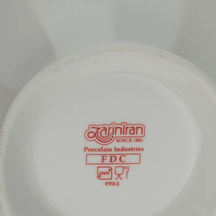 قوری چینی زرین ایران مدل نئوکلاسیک